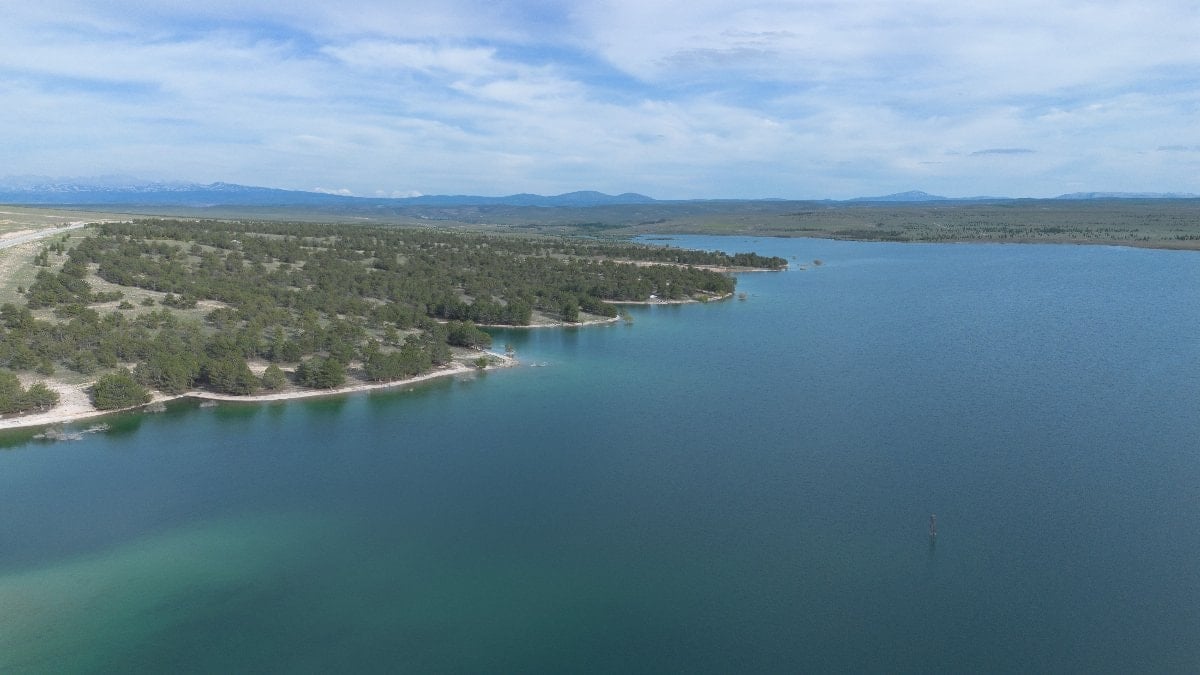 Karaman’da kuruyan baraj, yağışlarla birlikte büsbütün doldu
