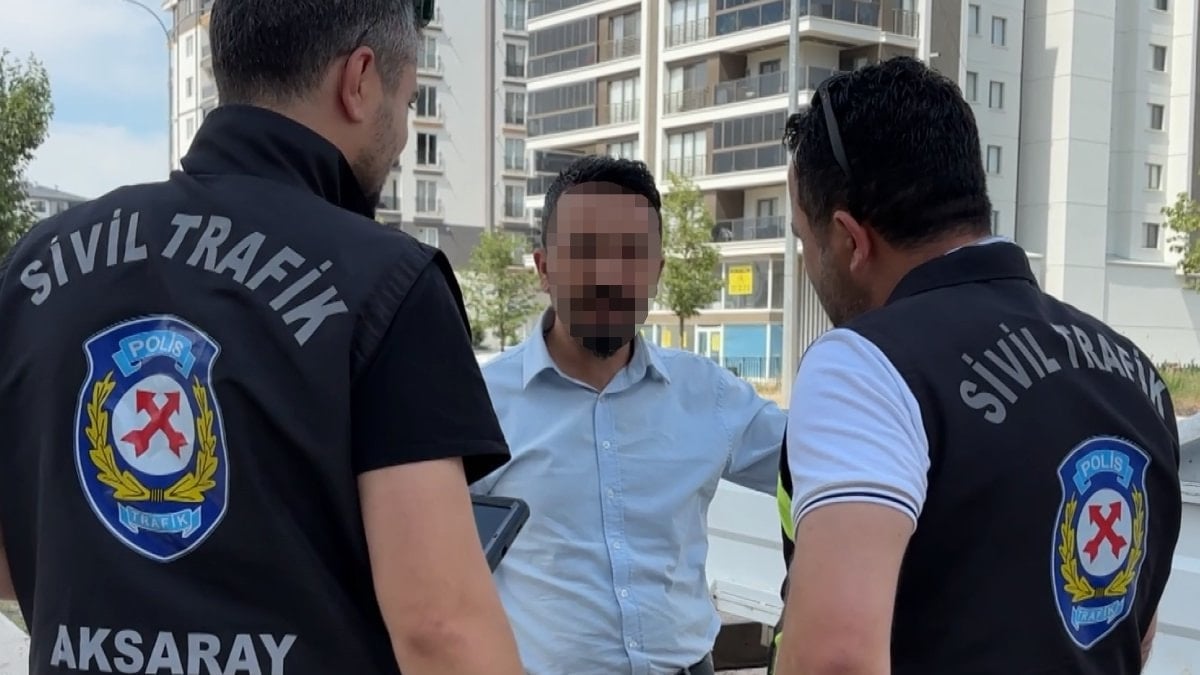 Aksaray'da aracına geçersiz plaka takan şoföre 190 bin TL ceza