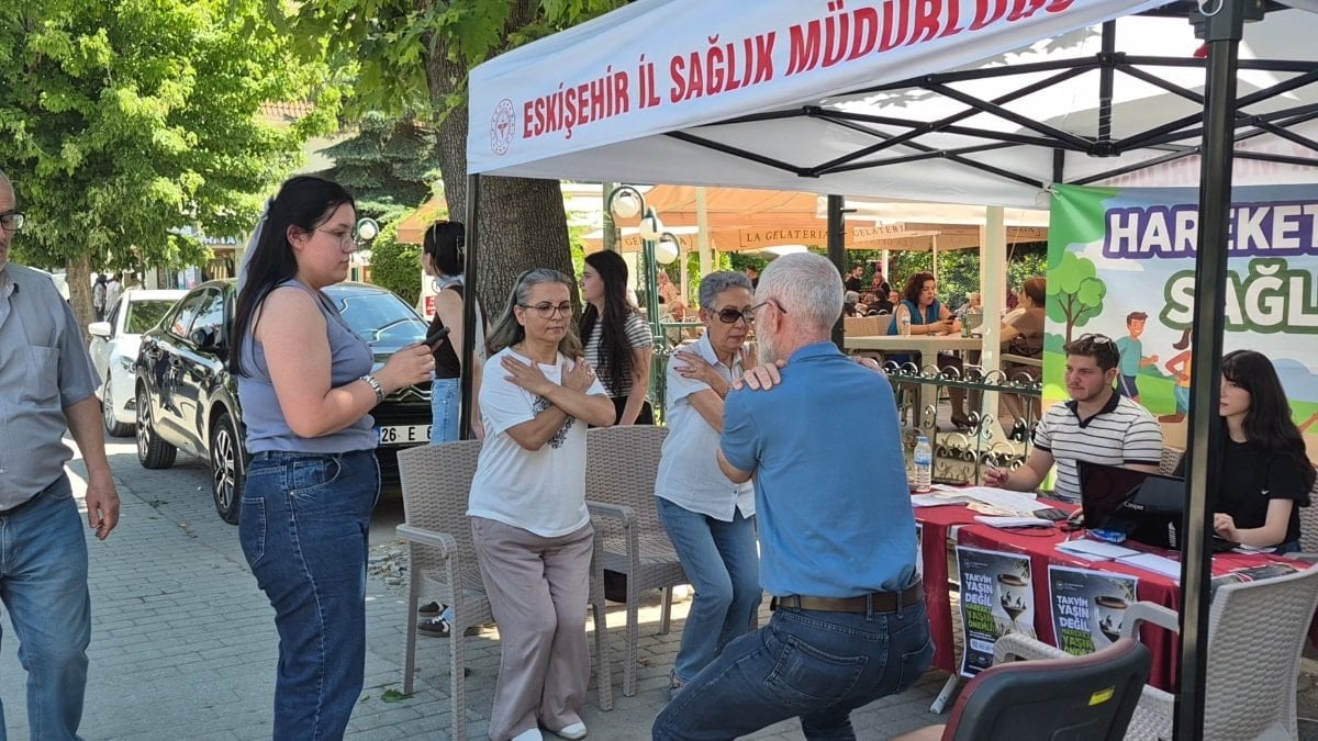 Eskişehir'de vatandaşlar 'hareket yaşı' testine girdi: Fizikî yaşlarını öğrendiler