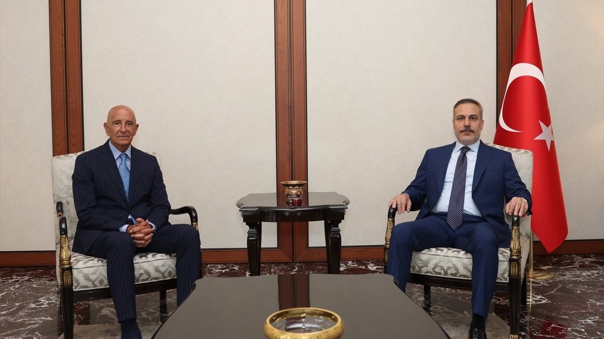 Hakan Fidan, Tom Barrack'ı kabul etti