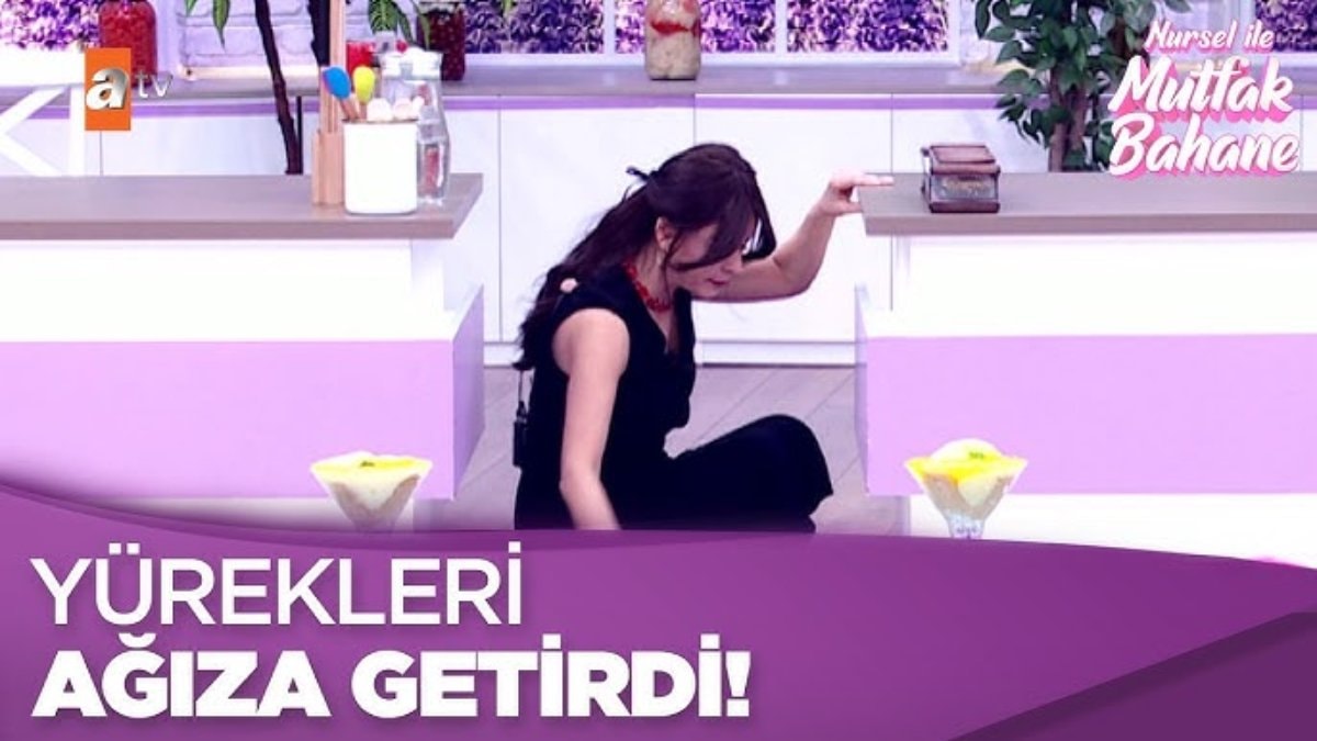 Kanseri yeni atlatmıştı; Programda fenalaştı! Nursel Ergin'in yere yığıldığı anlar...