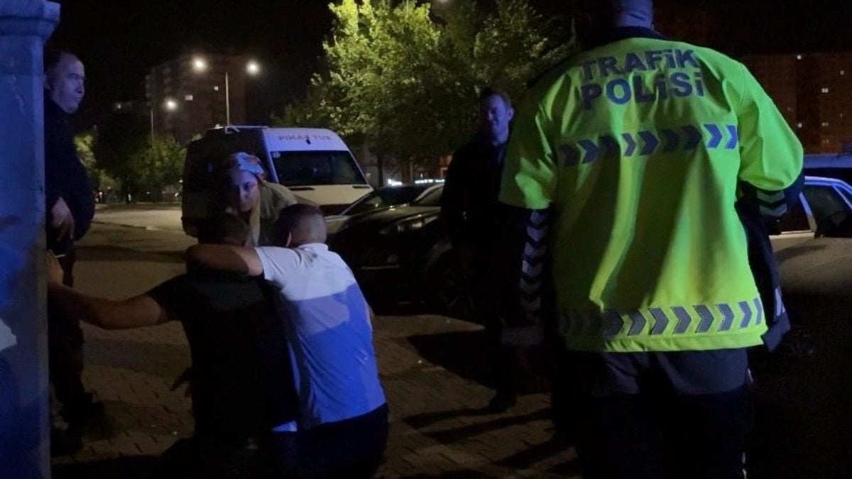 Kayseri'de alkollü şoförün ağabeyi polise zorluk çıkarttı