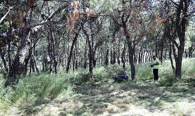 Konak'tan teknolojik adım: Ot biçme robotu sahada