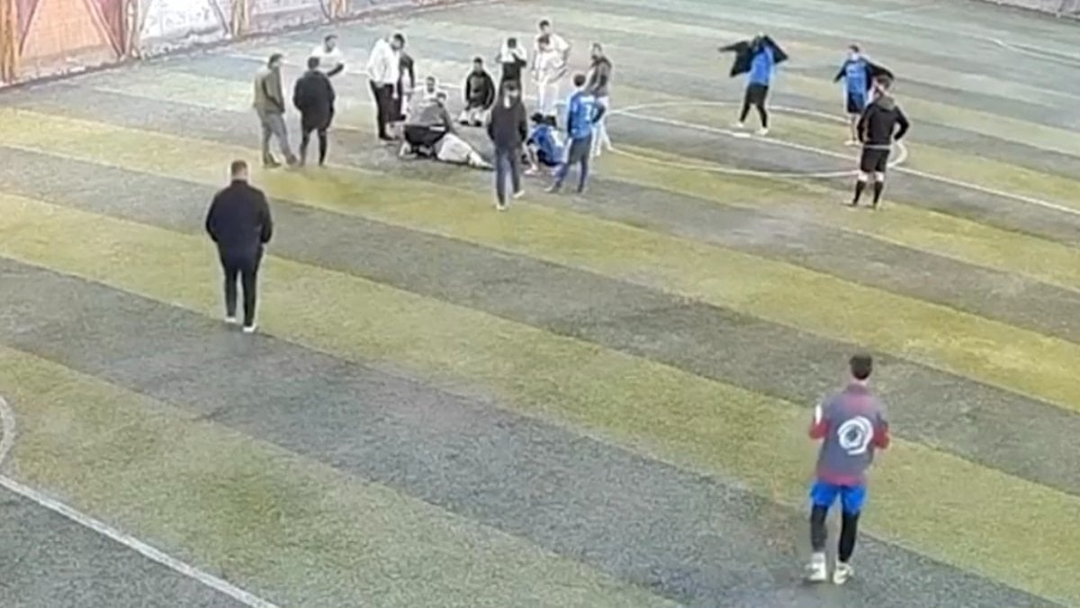 Malatya'da halı alanda kaygı dolu anlar: Lisanı boğazına kaçtı