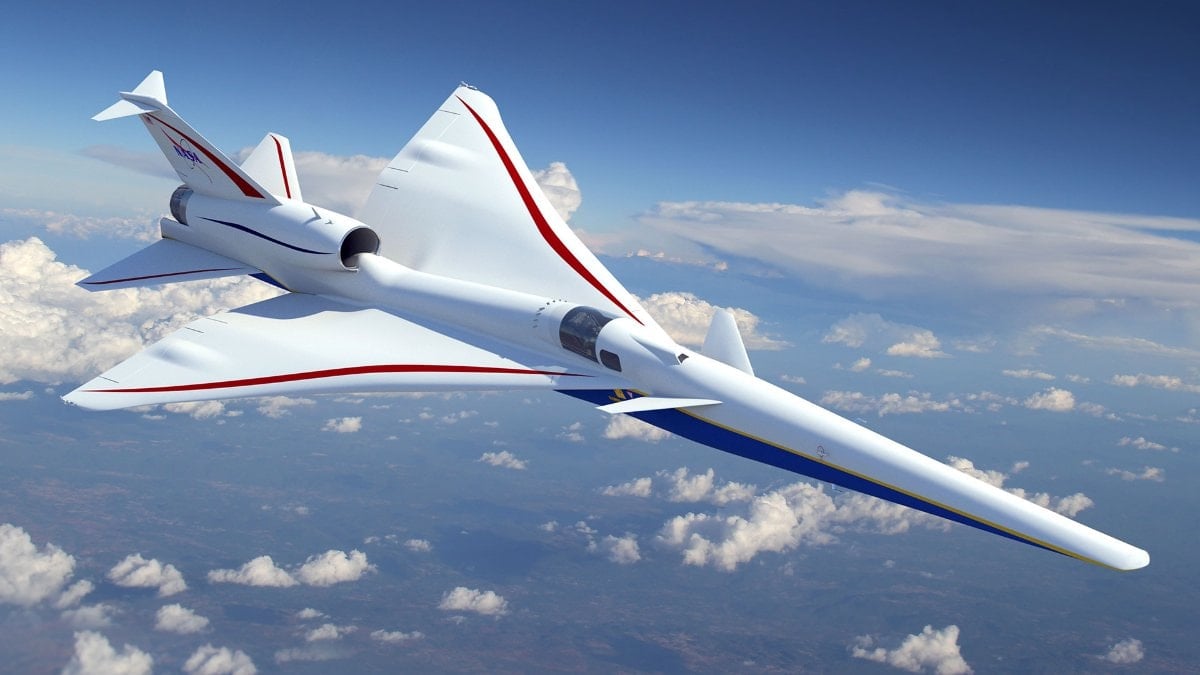 NASA'nın süpersonik uçağı X-59 ses duvarını birinci sefer aştı