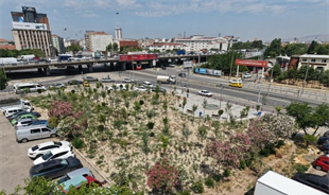 Eski Benzinlik yeşile dönüştü