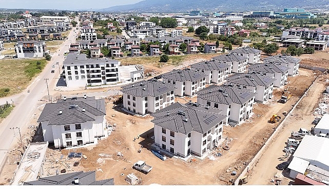 Kartepe Evleri'nde teslim için geri sayım başladı