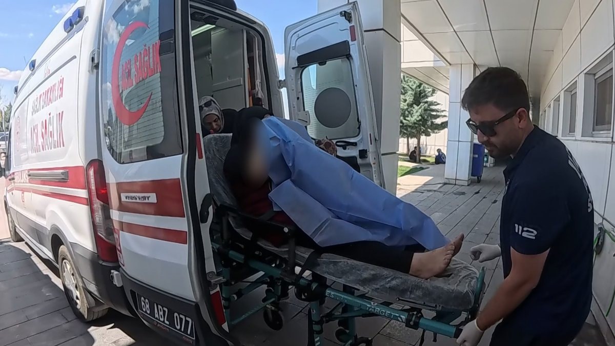 Aksaray'da sokaktaki hengamede ateşlenen tüfek, bahçede oturan bayana isabet etti