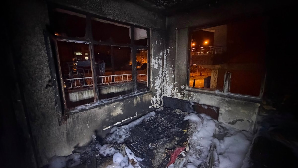 Artvin'de kuşkulu konut yangını: 1 yaralı 1 gözaltı