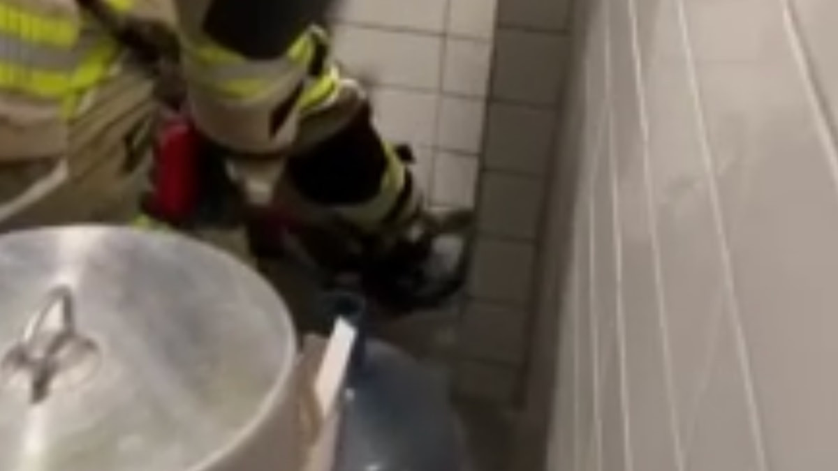 Diyarbakır'da petrol istasyonuna giren 2,5 metre uzunluğundaki yılan paniğe sebep oldu