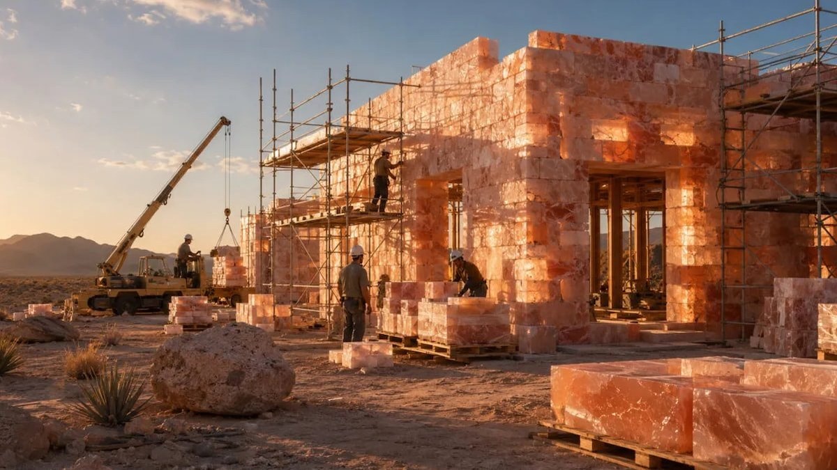 Duvarları yalamak ve su değdirmek yasak: Bu otel eriyen materyalden yapıldı
