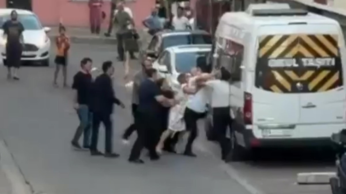 Tekirdağ'da husumetli komşu aileler arasında keserli arbede