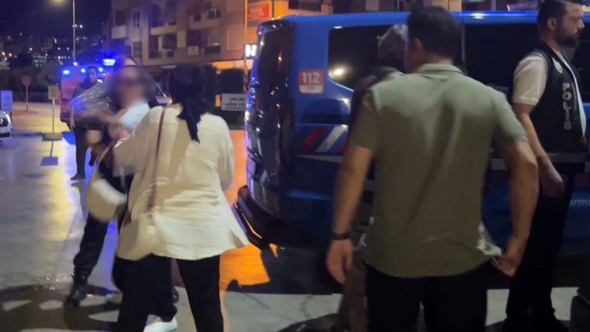 Vize operasyonunda tutuklanan kuşkulu ve yakınlarından gazetecilere reaksiyon