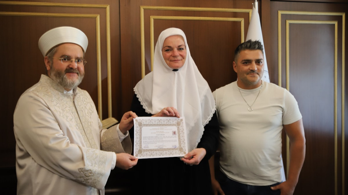Alman bayan 2. Abdülhamid'den etkilendi: Gaziantep'te Müslüman oldu