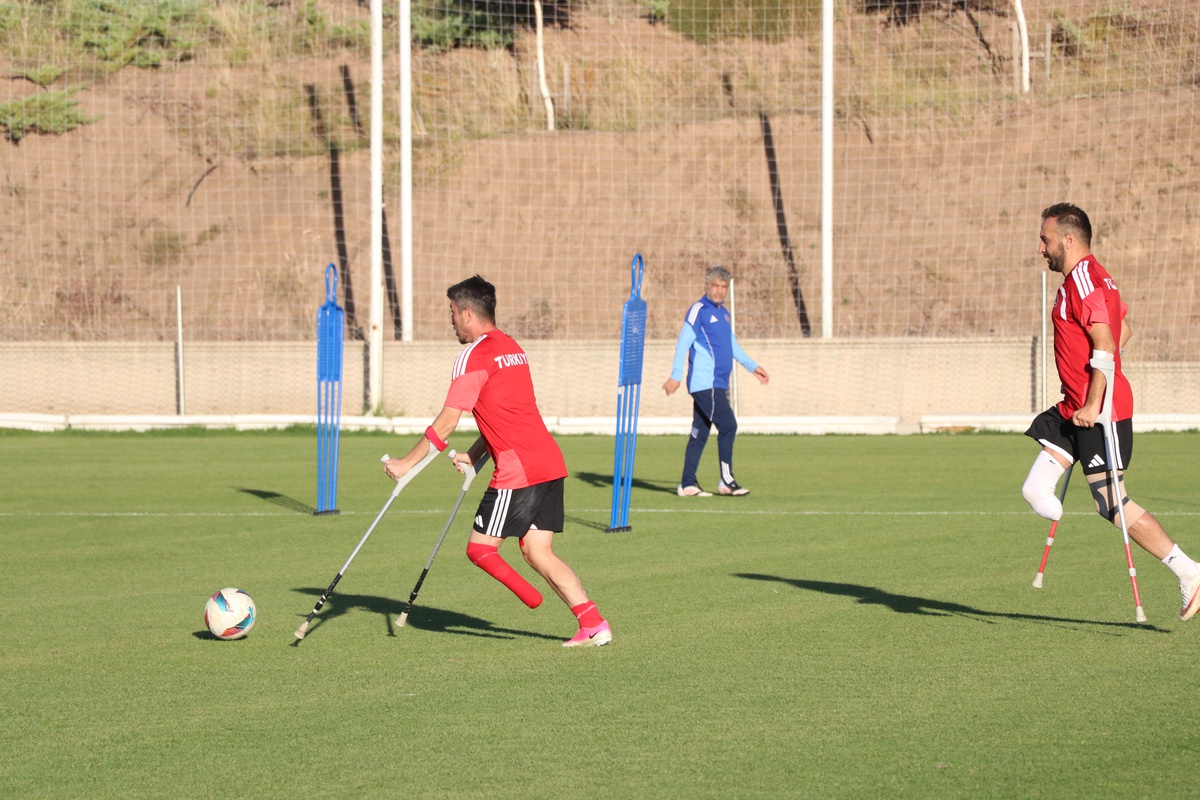 Ampute Milli Futbol Takımı, Dünya Kupası öncesi Kayseri'de 4. etap kampına başladı