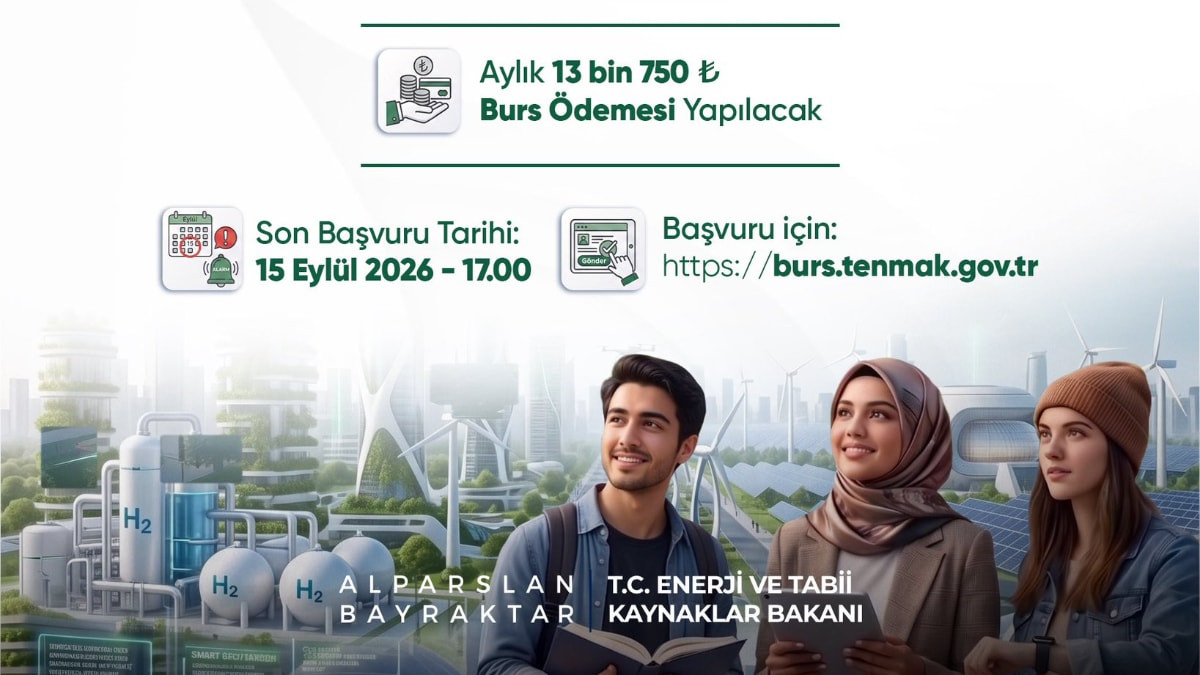 Bakanlık'tan "enerji" bursu muştusu: Aylık 13 bin 750 TL ödenecek