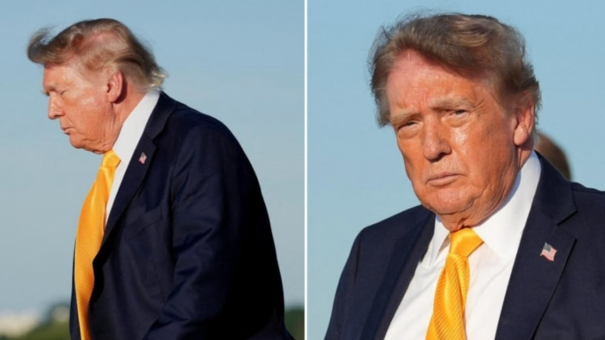 Donald Trump'ın saç rengi değişti: Sarı gitti, kahverengi saçlar geldi