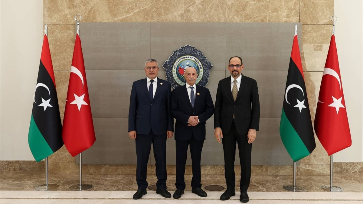 MİT Başkanı Kalın, Libya Temsilciler Meclisi ve Yüksek Devlet Kurulu Liderleri ile görüştü