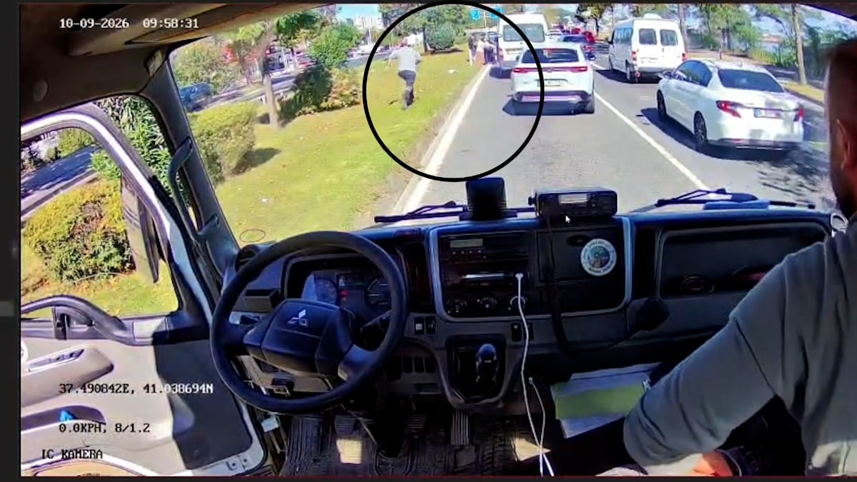 Ordu'da trafikte boğulan adamı öbür bir şoför Heimlich ile kurtardı