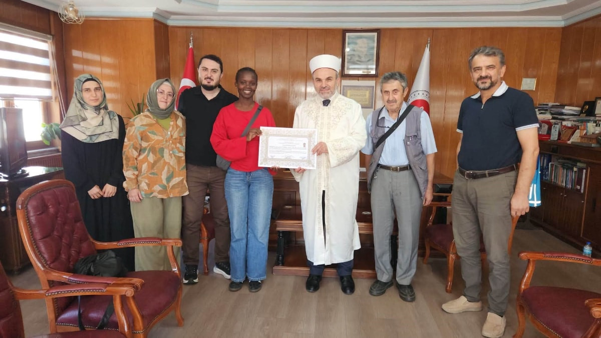 Samsun'a Kenyalı gelin: Müslüman oldu, 'Sıla' ismin aldı